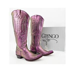 Old Gringo Mayra Bis Prisma Women’s 11 Iridescent Tall Snip Toe Cowgirl Boots